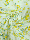 Yellow/White Floral Organic Cotton