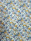 Vintage Floral Poly Viscose Blend