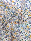 Vintage Floral Poly Viscose Blend