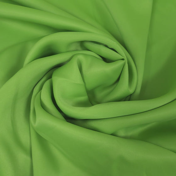 Lime Green Viscose Satin