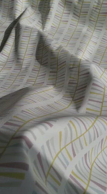 Olive Quirky ZigZag 100% Cotton