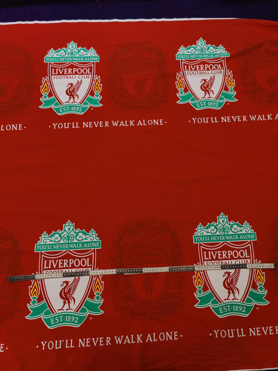 Liverpool Football Club Fabric - 60" - 100% Cotton