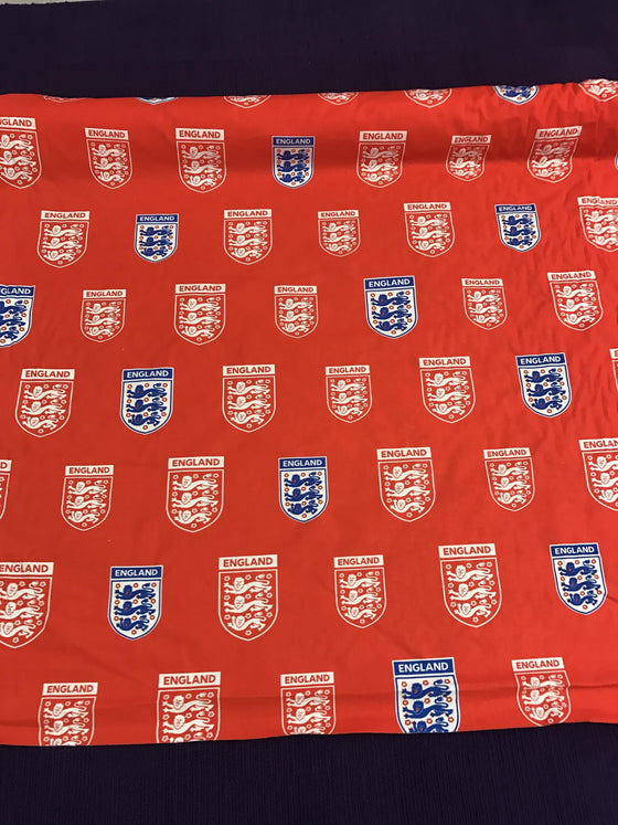 England Football Club - 68" wide - 100% Cotton