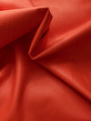 Red Tangerine Viscose-backed PU Leather