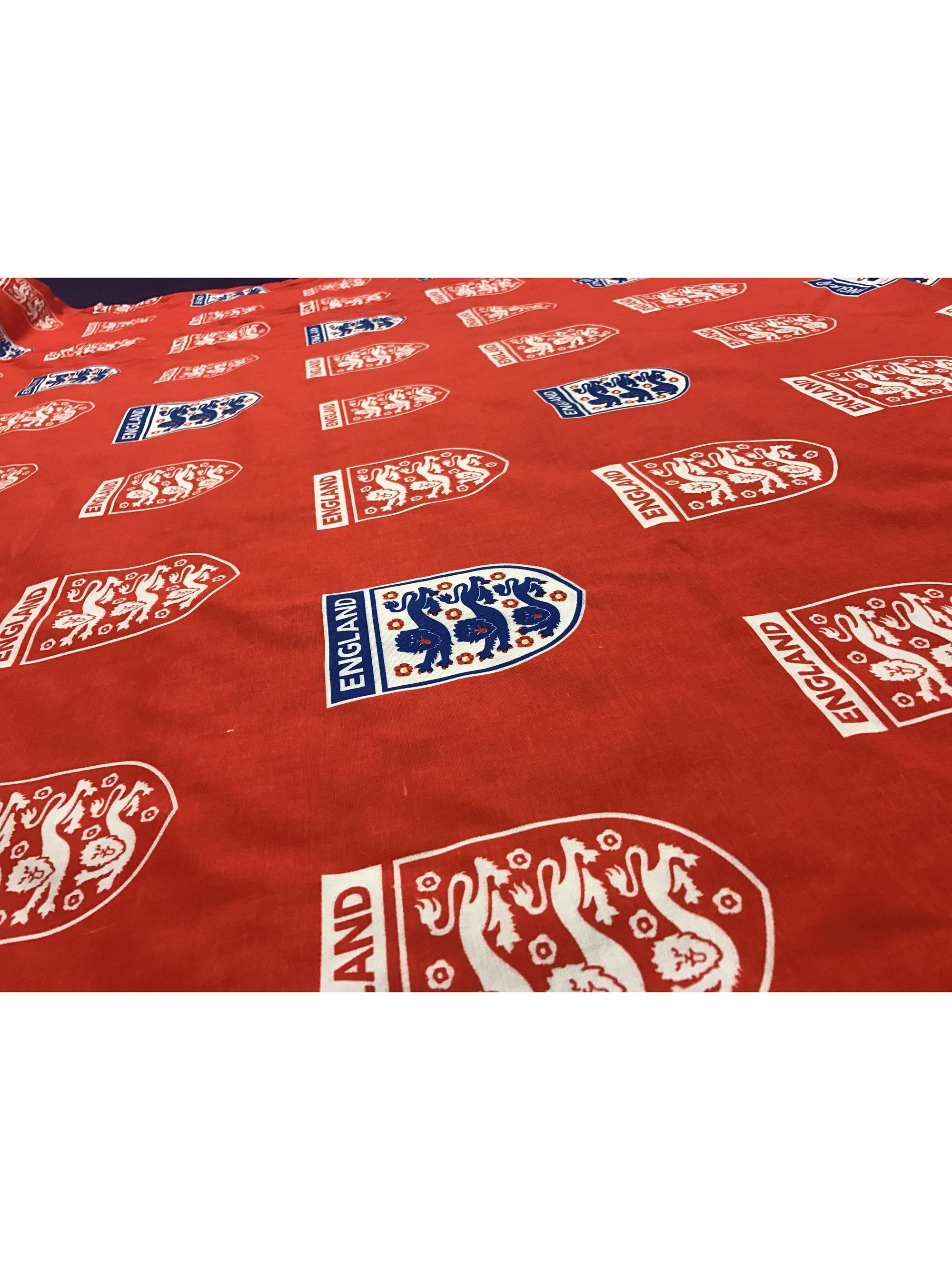 England 100% Cotton Football Club Fabric - 68"