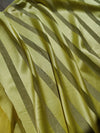 Striped Burnout Acetate-Organza Yellow