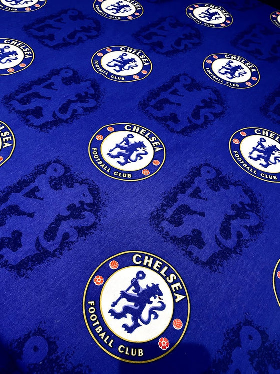 Chelsea Football Fabric - 100% Cotton
