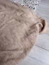 Sandy Beige Viscose Wool