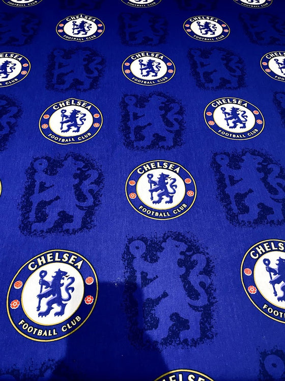 Chelsea Football Fabric - 100% Cotton