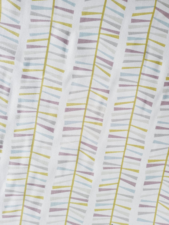 Olive Quirky ZigZag 100% Cotton