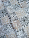 Greige Mosaic 100% Cotton