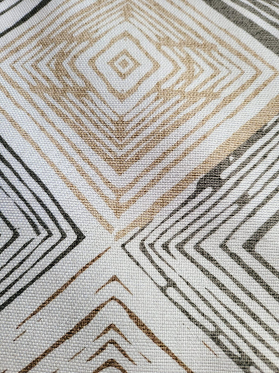 Greige Mosaic 100% Cotton