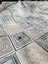 Greige Mosaic 100% Cotton