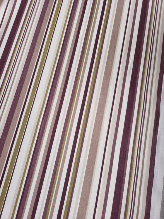 Goa Stripe Mulberry 100% Cotton