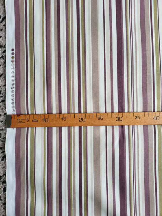 Goa Stripe Mulberry 100% Cotton