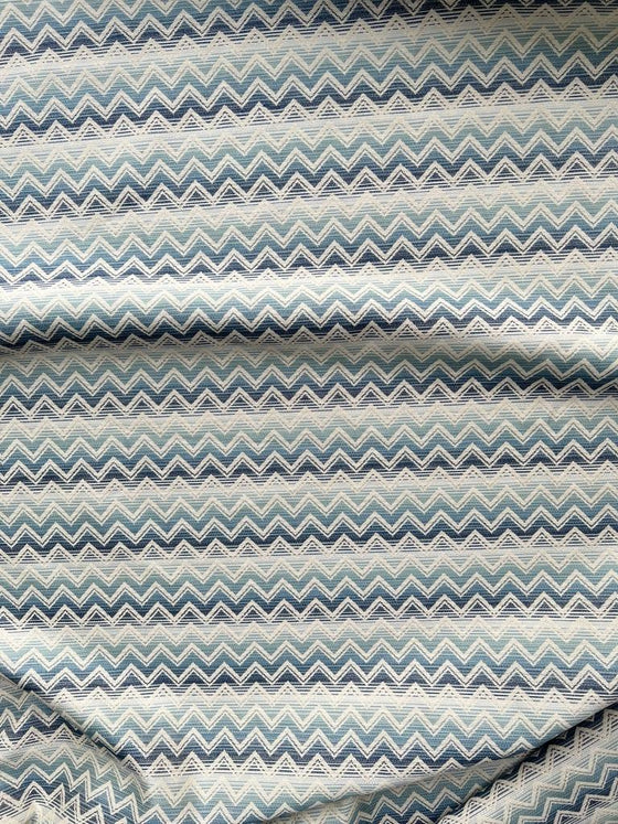 Turquoise Lazio Natural Polyester Furnishing