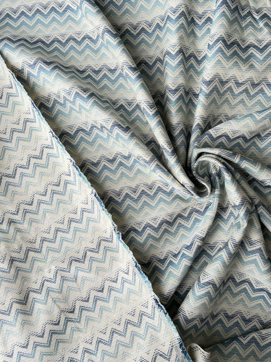 Turquoise Lazio Natural Polyester Furnishing