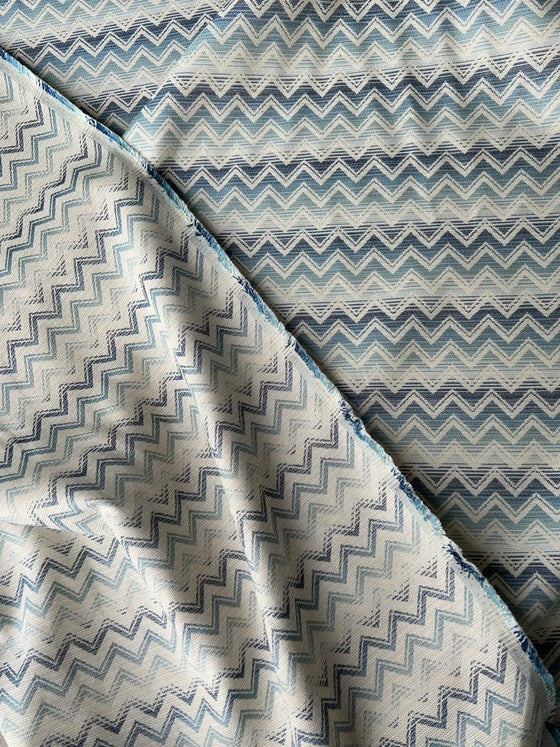 Turquoise Lazio Natural Polyester Furnishing
