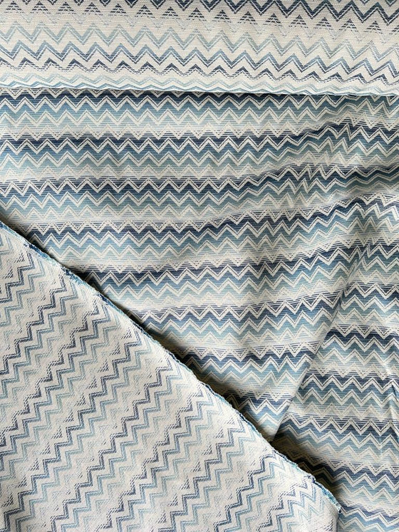 Turquoise Lazio Natural Polyester Furnishing
