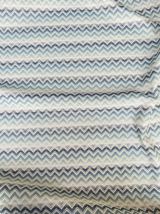 Turquoise Lazio Natural Polyester Furnishing