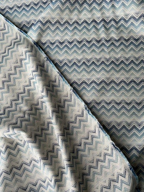 Turquoise Lazio Natural Polyester Furnishing