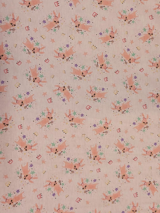 White Magic Bunny Viscose Jersey