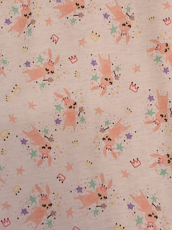 White Magic Bunny Viscose Jersey