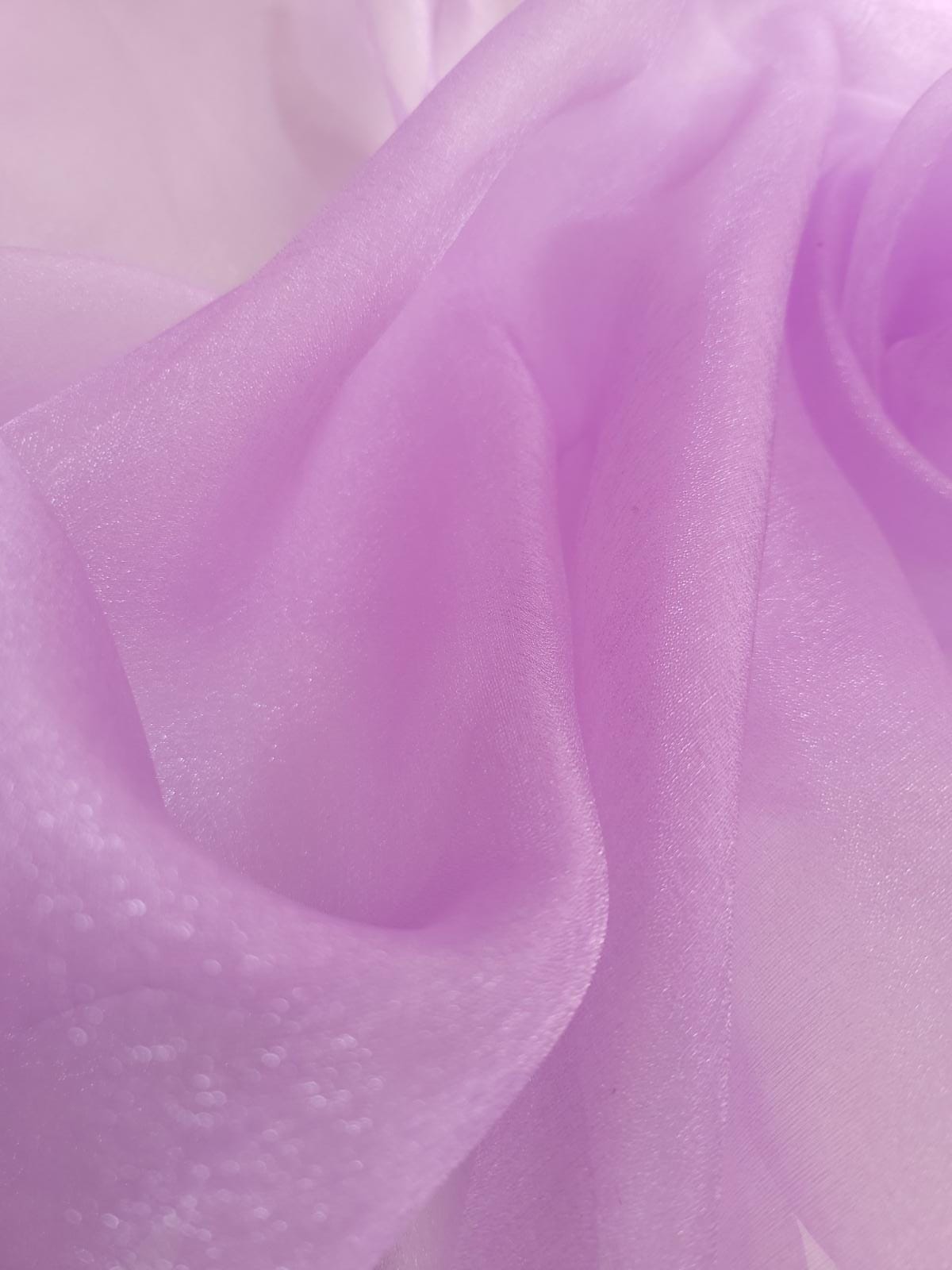 Lilac Crystal Organza