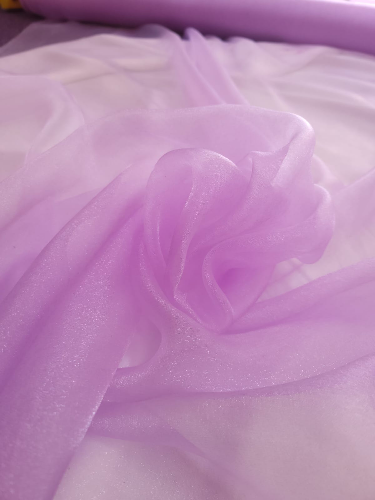 Lilac Crystal Organza