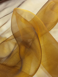  Dark Gold Crystal Organza