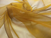Dark Gold Crystal Organza