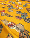Mustard Pots & Baskets Poly Jersey