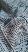 Greige Mosaic 100% Cotton