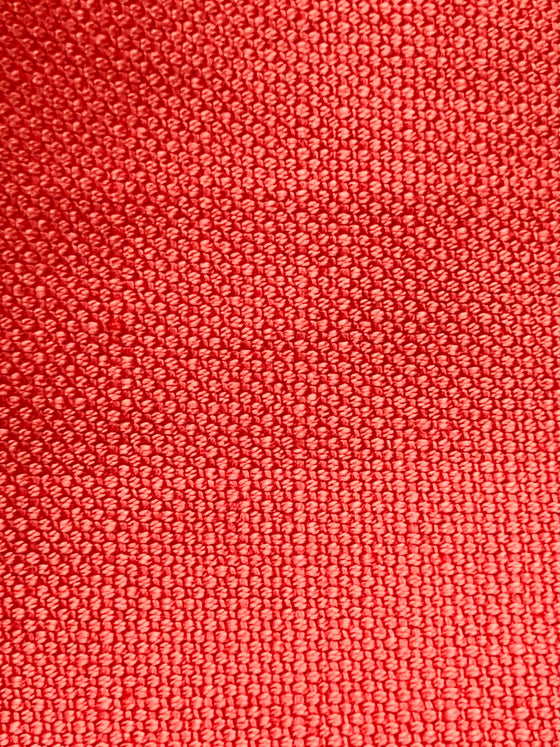 Orangey Red Heavy Coating Cotton Linen